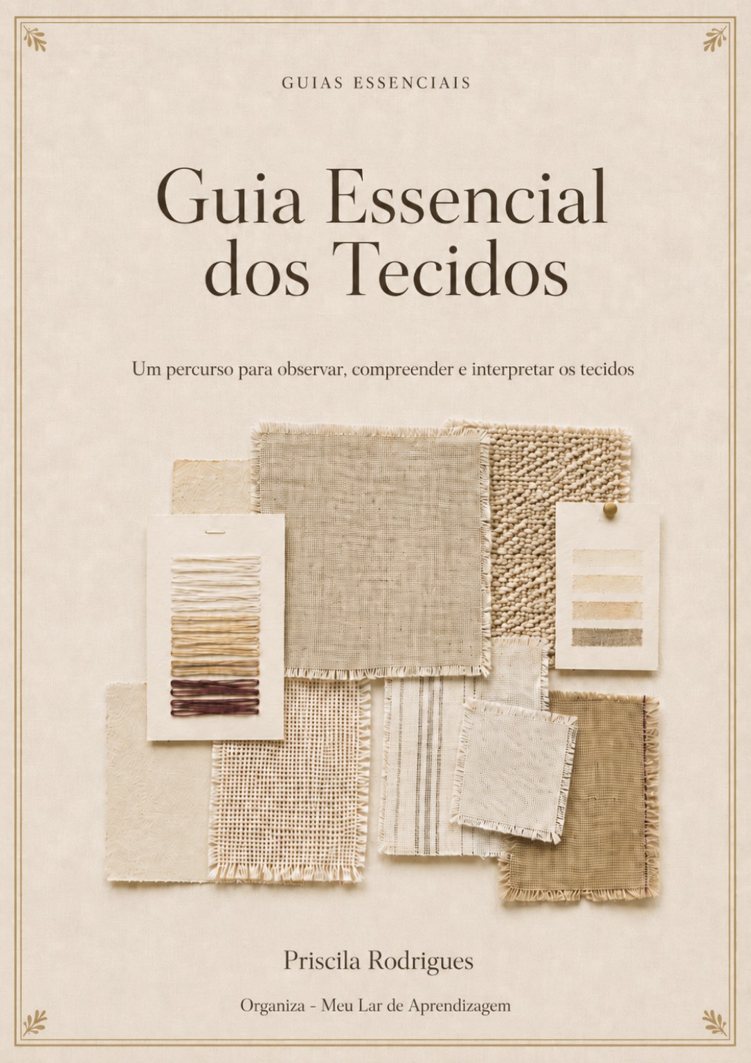 Capa oficial do livro Guia Essencial dos Tecidos